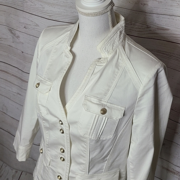 White House Black Market Jackets & Coats Whbm 34 Sleeve White